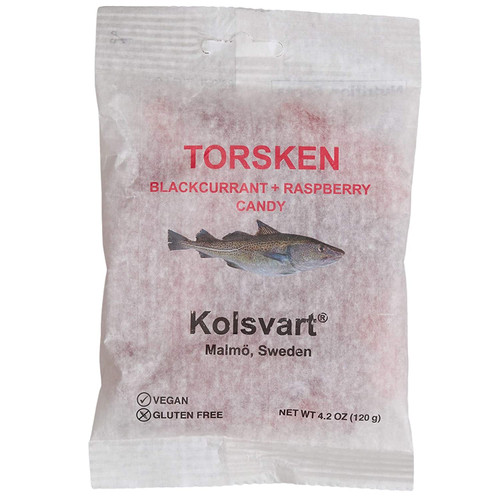 Kolsvart Swedish Candy Fish - 4.2 oz - Gluten & Vegan Free