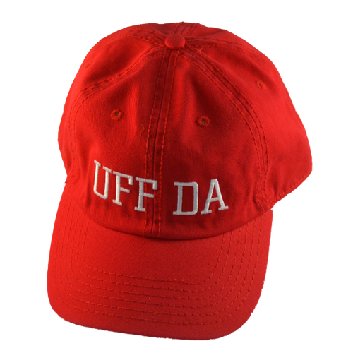 Cap - "Uff Da" (Red)