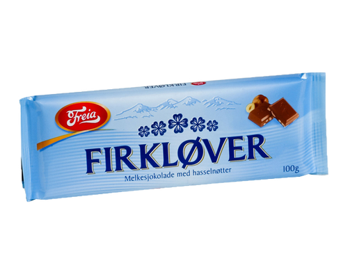 Hazelnut Chocolate Bar (Freia Fir Klover)