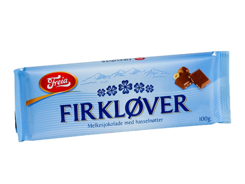 Hazelnut Chocolate Bar (Freia Fir Klover)