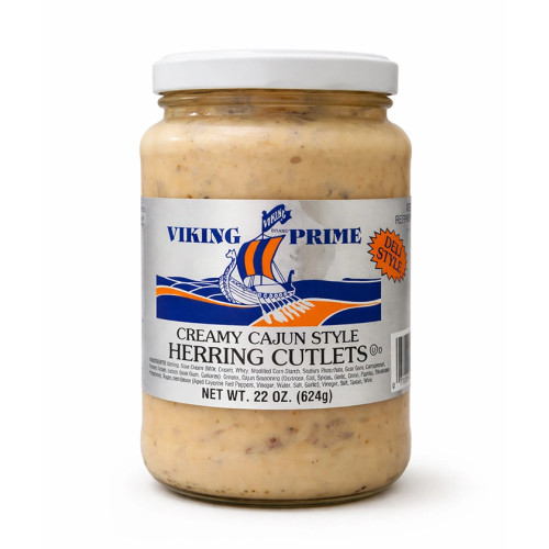 Viking Prime Creamy Cajun Style Herring Cutlets - Norsland Lefse
