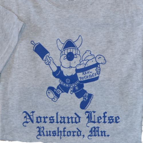T-Shirt - "Norsland Lefse" Grey (Adult)