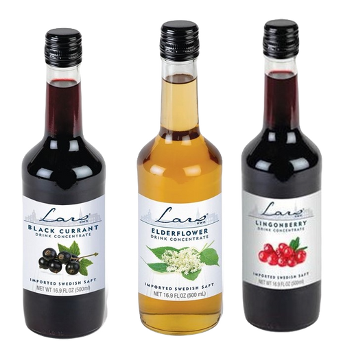 Lars Own Drink Concentrate  Variety 3 Pack - 16.9 oz