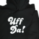 Black -Sweatshirt - "Uff Da!" (Adult)
