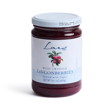 Lingonberry Preserves (14 oz jar) - Norsland Lefse