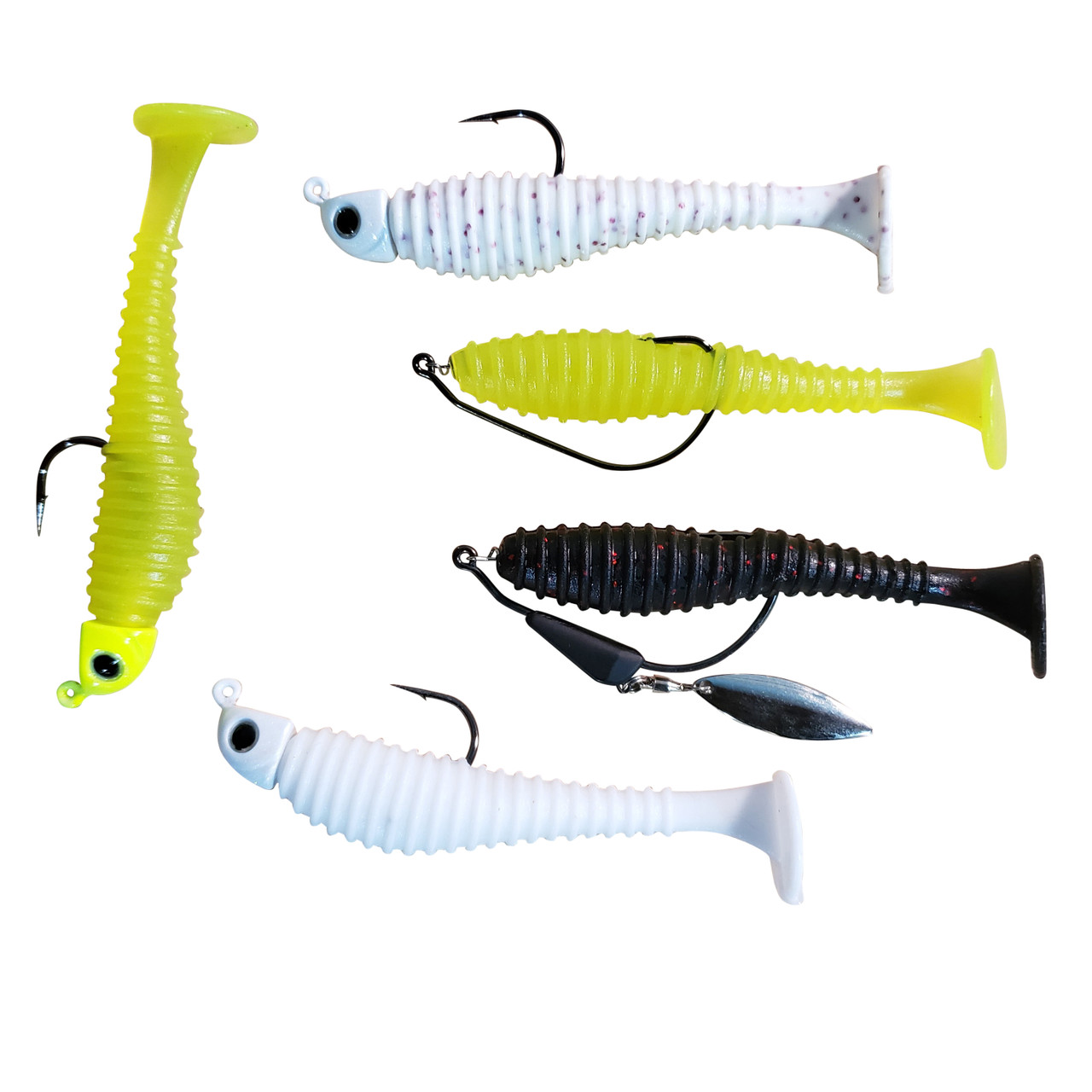 Swimbait 3.5 Inch Paddle Tail (8 Pack)