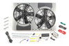 DERALE PWM Dual RAD Fan/ Aluminum Shroud Assembly