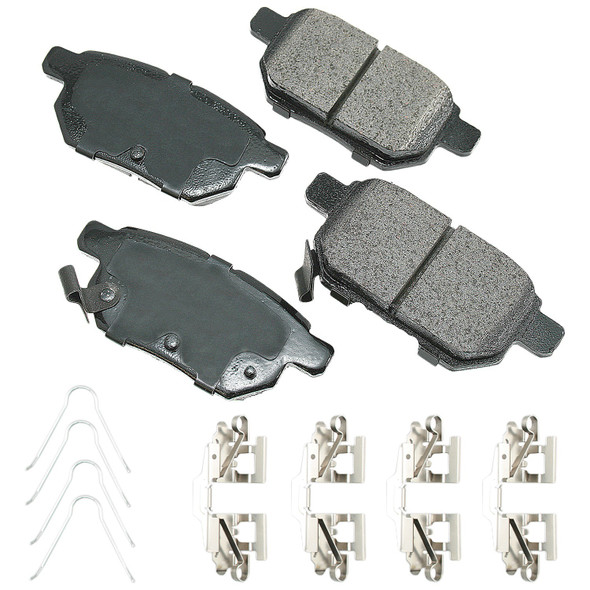 AKEBONO BRAKE CORPORATION Brake Pad Rear Pontiac Vibe 09-10 Toyota