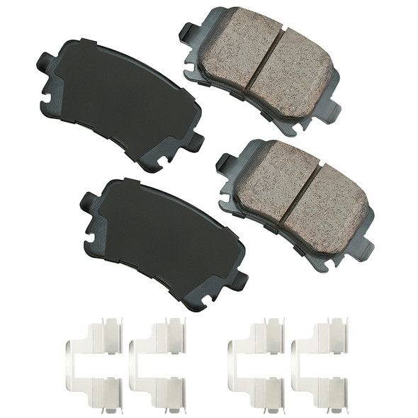 AKEBONO BRAKE CORPORATION Brake Pads Rear Audi A3 06-10 Quattro 06-09