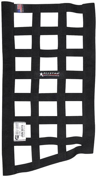 ALLSTAR PERFORMANCE Window Net Border Style Funny Car Black SFI