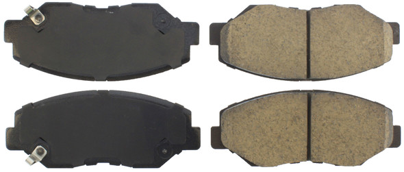 CENTRIC BRAKE PARTS Posi-Quiet Ceramic Brake Pads with Shims and Har