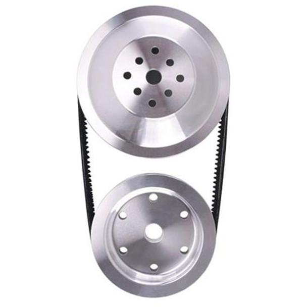 AFCO RACING PRODUCTS Pulley Kit 20% Red. SBC Long Water Pump