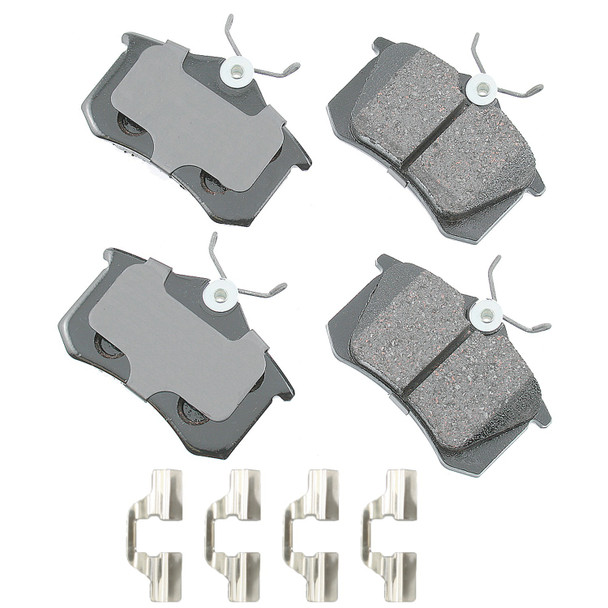 AKEBONO BRAKE CORPORATION Brake Pads Rear Audi A3 11-13 A4 00-06