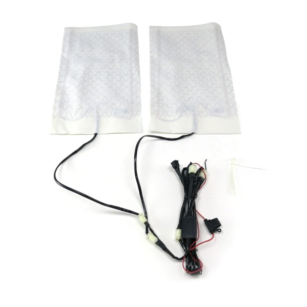 AUTO-LOC Carbon Fiber Heated Seat Kit with Switch and Plug