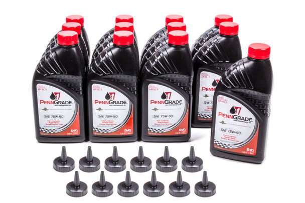 PENNGRADE MOTOR OIL 75w90 Hypoid Gear Oil Case 12 x 1 Qt.