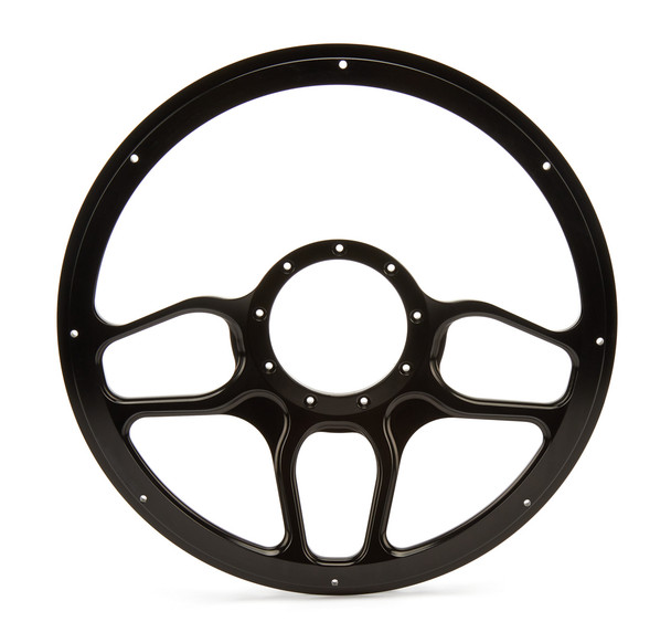 BILLET SPECIALTIES Steering Wheel 1/2 Wrap Win Lite Black