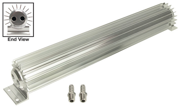 DERALE 2 Pass Heat Sink Cooler 18in Long 1/4 NPT Inlet