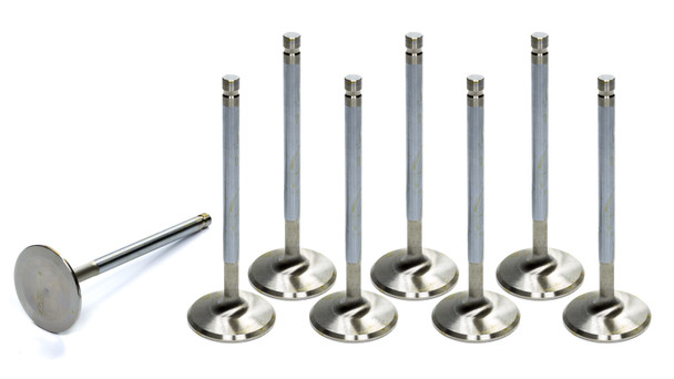 EDELBROCK Exhaust Valves 8pk 1.880 x 5.450