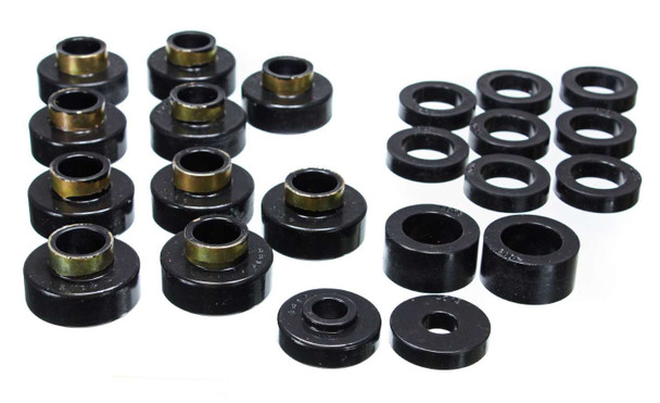 ENERGY SUSPENSION 80-86 CJ Body Mounts Black