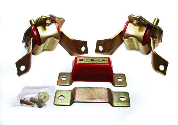 ENERGY SUSPENSION 5.0L Mustang Motor Mounts & Trans- Red