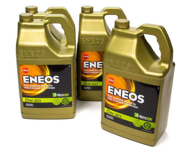 ENEOS Full Syn Oil Dexos 1 Case 0w20 4 X 5 Qt