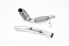 GPF/OPF Bypass - Cast Downpipe with 200 Cell Race Cat with GPF/OPF Bypass - Fits to Milltek Cat Back Only - Golf - MK7.5 GTi (Performance Pack Models & GPF/OPF Equipped Models Only) - 2019 - 2020 - SSXVW542