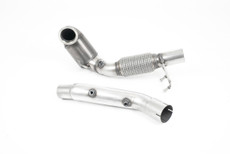 GPF/OPF Bypass - Cast Downpipe with 200 Cell Race Cat with GPF/OPF Bypass - Fits to OE Cat Back Only - Golf - MK7.5 GTi (Performance Pack Models & GPF/OPF Equipped Models Only) - 2019 - 2020 - SSXVW541