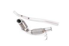 Large Bore Downpipe and Hi-Flow Sports Cat - 200 Cell Race High Flow Sports Cat and includes GPF Delete Section - For Fitment with the Milltek Sport Cat Back only and requires a Stage 2 ECU remap - Golf - Mk7.5 R 2.0 TSI 300PS (GPF Equipped Models On