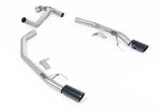 Axle Back - Twin Outlet (Ranger Raptor Style) with Premium GT-90 (Hidden Clamp) Cerakote Black Tips - Ranger - 2.0TDCI 205PS Bi-Turbo Diesel - 2023 > - SSXFD442