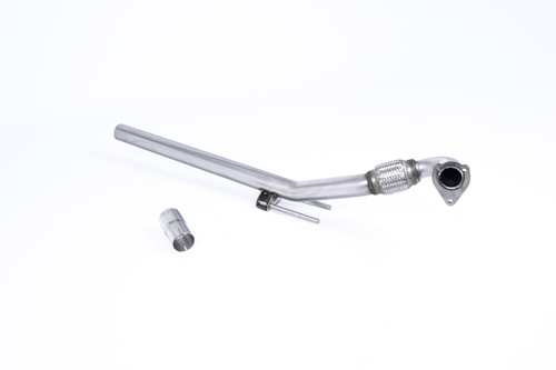 Large-bore Downpipe - Removes the catalyst (will still pass MOT). For fitment to OE Cat Back Only - Octavia - 1.9 TDi Mk1 - 1998-2010 - SSXAU606_2