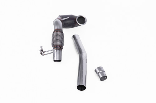 Cast Downpipe with Race Cat - Non-Resonated Fits to OE Cat Back - Required Stage 2 ECU Software - Polo - GTI 2.0 TSI (AW - 5 Door) - Non GPF/OPF Models Only - 2018 - 2019 - SSXVW572