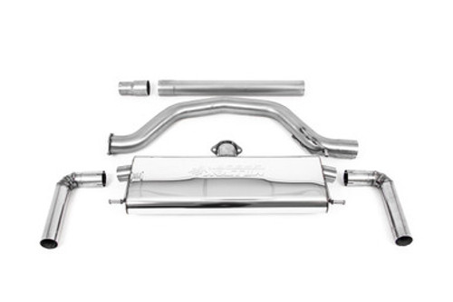 Particulate Filter-back - 80mm OPF/GPF Back System with Titanium GT-115 Trims - Golf - Mk8 GTi (245ps / 300ps OPF/GPF Equipped Models Only) - 2020 - 2022 - SSXVW619