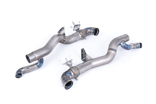 Milltek Signature Series - Rear Silencer Bypass Full Titanium Construction - Works with PSE Equipped Cars - 911 - 992.2 3.0T Carrera S (2wd & 4wd Models) OPF/GPF Equipped Only - 2019 - SSXPO156