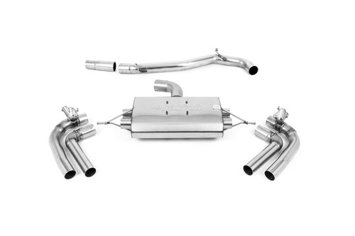 Particulate Filter-back - Non-Resonated (Louder) GPF/OPF Back System with GT-100 Burnt Titanium Trims - Cupra Formentor - 2.0TFSI 4Drive 310PS - 2021 - SSXSE255