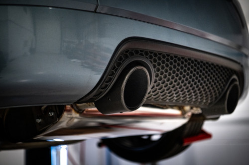 Cat-back Resonated (quieter) with Carbon Fibre Jet-115 Tips - TT 3.2 V6 quattro Coupe & Roadster - SSXAU1040