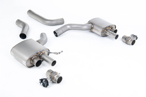 Additional parts Upgrade Kit to Signature Series Titanium Axle Back System from any existing Milltek Sport Stainless Options RS7 C8 4.0 V8 bi-turbo (Non OPF/GPF Models- USA / ROW) - Signature Series Titanium 2019 - SSXAU1048
