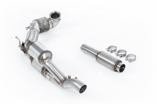 HJS Tuning ECE Downpipes - Fits to OE & Milltek Sport OPF Back Systems - Does not Require ECU Tuning - TT Mk3 - TTS 2.0TFSI Quattro (OPF/GPF Models) - 2019 - SSXVW739