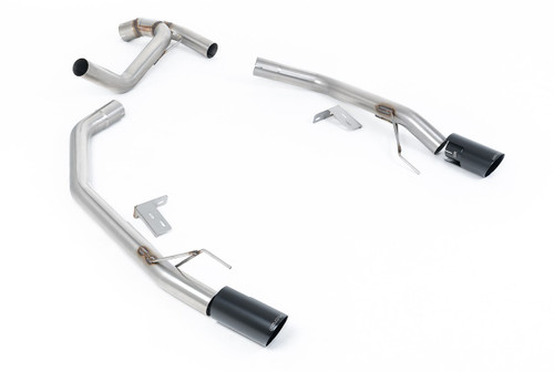 Axle Back - Twin Outlet (Ranger Raptor Style) with Premium GT-90 (Hidden Clamp) Cerakote Black Tips - Ranger - 2.0TDCI 205PS Bi-Turbo Diesel - 2023 > - SSXFD442