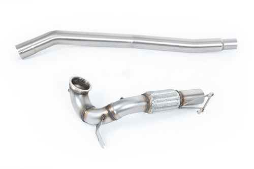 Large-bore Downpipe and De-cat - V2 Large Bore Decat Downpipe (104mm to 80mm) - Must be fitted with OE Cat Back Only - Golf - Mk7.5 R 2.0 TSI 310PS - 2017 - SSXVW723