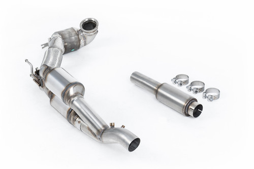 HJS Tuning ECE Downpipes - Fits to OE & Milltek Sport OPF Back Systems - Does not Require ECU Tuning & ECE Approved with Milltek Sport OPF Back Systems - Golf - Mk8 R 2.0 TSI 320PS (GPF Only) - 2021 - SSXVW739
