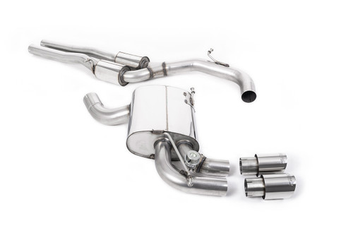 Cat-back - Polished Tips. Includes Active Exhaust Valve. - RS3 - Sportback S tronic (8P) - 2011-2012 - SSXAU277