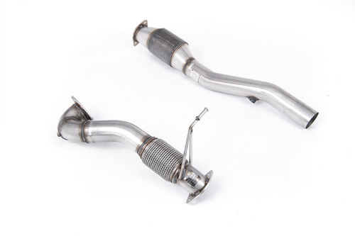 Large Bore Downpipe and Hi-Flow Sports Cat - For use only with the Milltek Sport 3-inch Race System. Requires Stage 2 ECU Remap. Fits 225 model only - TT - 180 / 225 quattro Coupe & Roadster - 1998-2006 - SSXAU431