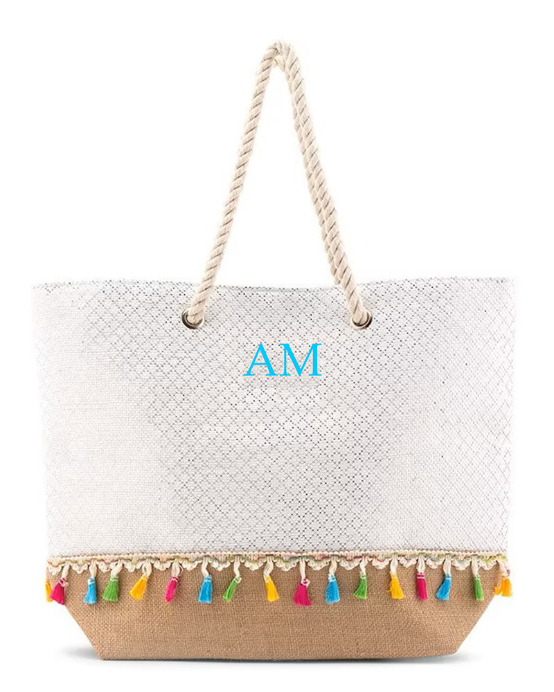 Pom Pom Beach tote