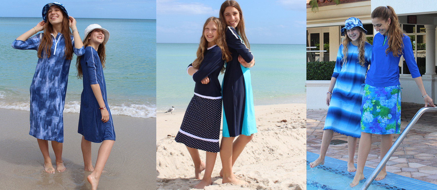 Modest swimwear for ladies & girls | Aqua Modesta