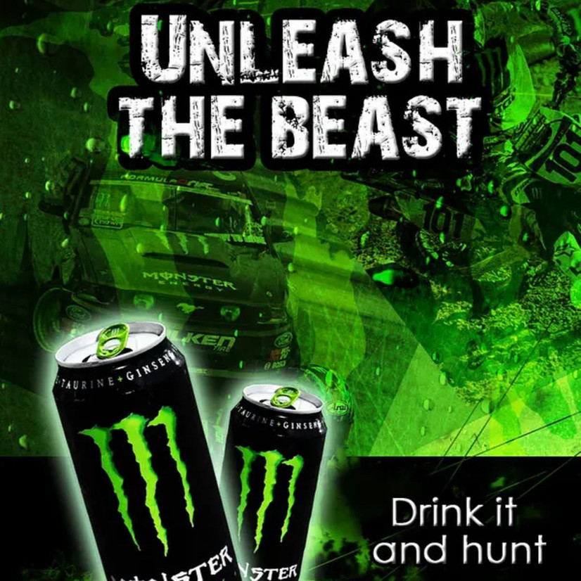 monster energy drink ad