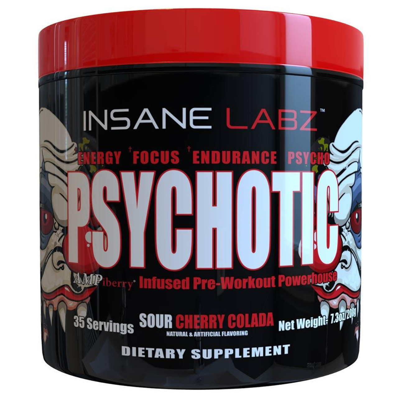 Insane Labz Psychotic 35 Servings Pre-Workout Supplement