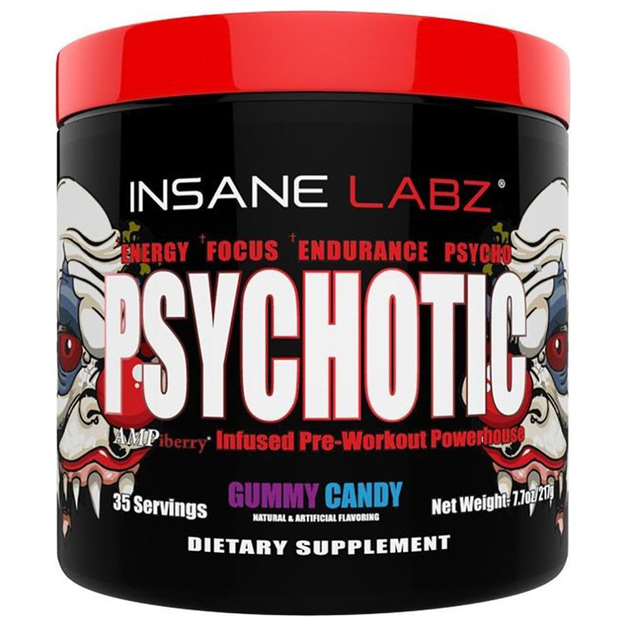 Insane Labz Psychotic 35 Servings Pre-Workout Supplement