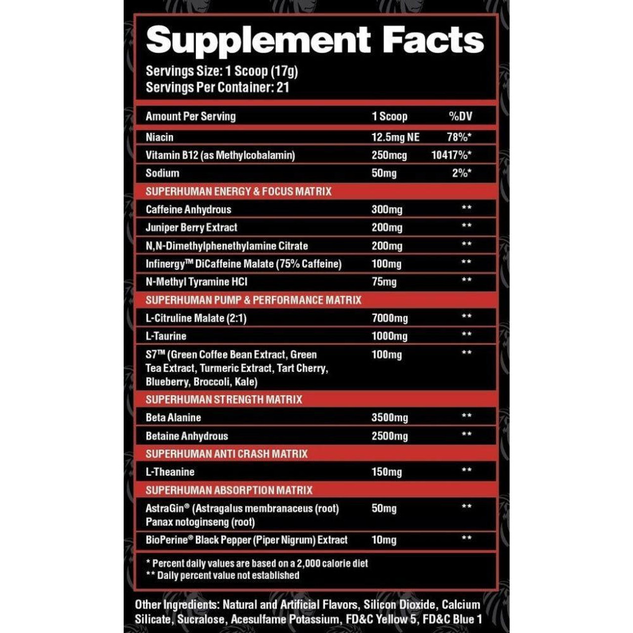 Alpha Lion SuperHuman Supreme Pre-Workout Slaughtermelon - 21 Servings