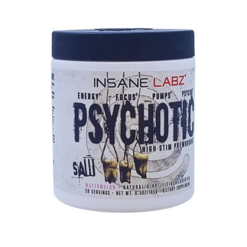 Insane Labz Psychotic X SAW Series 30 Servings | High-Stim Pre-Workout