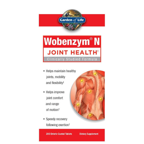 Garden of Life Garden Of Life Wobenzym N 200 Tablets 